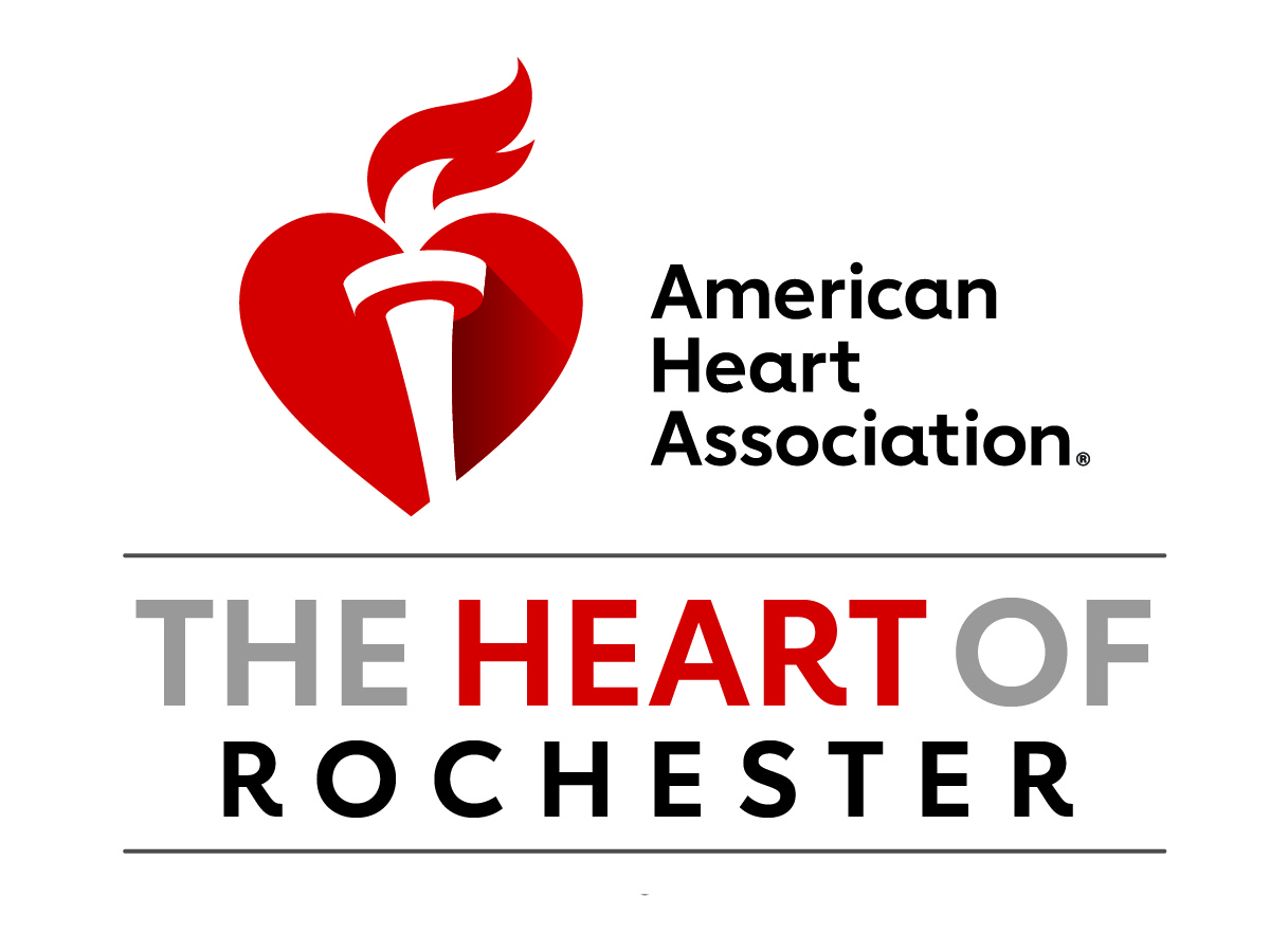 American Heart Association The Heart of Rochester Logo